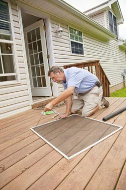 screen repair window cleaning